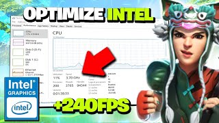 Optimizing a Budget Intel PC Until Get 240FPS  Intel Optimization Guide [upl. by Stromberg510]