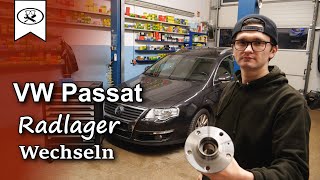 VW Passat 3C B6 Radlager wechseln  Change wheel bearing  VitjaWolf  Tutorial  HD [upl. by Thornburg693]