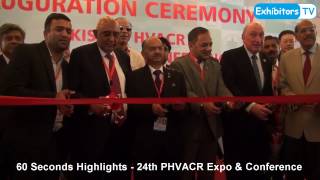 60 seconds highlights of 24th PHVACR Expo amp Conference  Lahore  Pakistan [upl. by Amsirhc826]