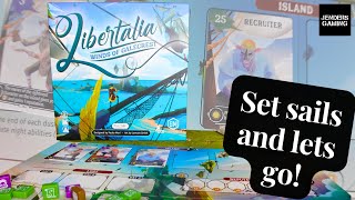 How to play the board game Libertalia Winds of Galecrest 2022 [upl. by Lem]