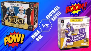 MEGA BOX BATTLE💥 2023 SELECT FOOTBALL VS 2024 PRESTIGE FOOTBALL [upl. by Ylimme]