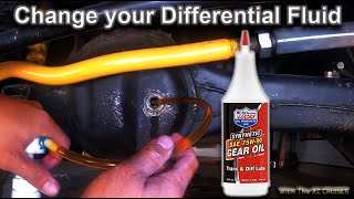 ℹ️ How to Change your Differential Fluid 80 Series Toyota Land Cruiser [upl. by Stesha524]