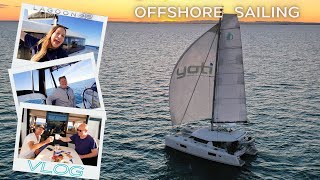 CATAMARAN SAILING OFFSHORE AUSTRALIA  LAGOON 42 [upl. by Swehttam]