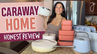 Caraway Review  NonToxic Ceramic Cookware [upl. by Asir]