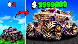 1 to 1000000 Hot Wheels Monster Truck in GTA 5 RP [upl. by Gladdie]