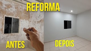 Como fazer uma reforma no quarto gastando pouco reforma [upl. by Aivalf765]