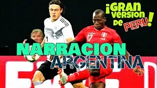 ALEMANIA 2 PERU 1 NARRACION ARGENTINA [upl. by Nwahsud]