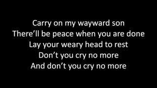 Timeflies  Wayward Son Lyrics [upl. by Annie]