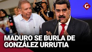 MADURO afirma que GONZÁLEZ URRUTIA le pidió quotclemenciaquot para salir de VENEZUELA  Gestión [upl. by Annoynek]