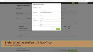 Steuertipps Lieferschein erstellen mit lexoffice [upl. by Womack]