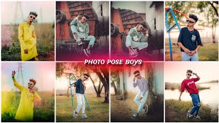 New Style Pose Photoshoot Boy  Dslr Camera Ka Photo Pose New  Photography Pose Style [upl. by Ahsekan]