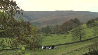 Yorkshire Dales  Hawes  Yorkshire countryside  Fremantle Stock Footaga  E18R18 029 [upl. by Josephson]