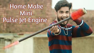 make a real mini pulse jet engine  pulse jet engine  Mr Dharoniya  how to make pulse jet engine [upl. by Enilekaj26]