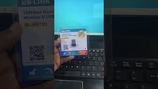 Lblink 150mbps mini wifi usb adapter how to connect Iblink to wifi sahilsir viral trending [upl. by Fraze]