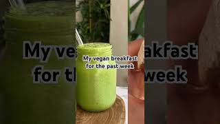 My vegan breakfast for one weekbreakfast vegan travel [upl. by Thomasine]