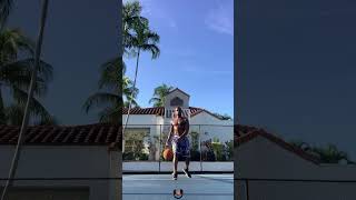 How Did I make this OneHanded NO Look 3 Point Shot 🏀 From The Top Of The Key 💧🔥 Basketball Hoops [upl. by Estrella710]