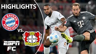 🚨 OKTOBERFEST SHOWDOWN 🚨 Bayern Munich vs Bayer Leverkusen  Bundesliga Highlights  ESPN FC [upl. by Ehtyaf811]