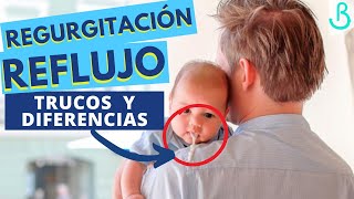 🤢🤮TRUCOS FÁCILES CONTRA EL REFLUJO Y LA REGURGITACIÓN del BEBÉ ¿COMÓ DIFERENCIARLOS  Baby Suite [upl. by Ahsirpac]