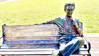 Visiting Orville Redenbacher’s Old Popcorn🍿Factory amp Bronze Monument in Valparaiso Indiana [upl. by Aerda]