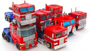 Transformers Movie Cyberverse Siege Earthrise G1 Combiner Wars Optimus Prime Truck Car Robot Toys [upl. by Portia757]