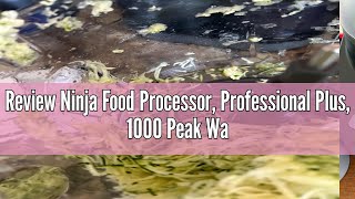 Review Ninja Food Processor Professional Plus 1000 Peak Watts 4 Functions for Chopping Slicing [upl. by Gibbs]