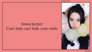 TWICE 트와이스  Keeper Easy Lyrics [upl. by Htiaf]