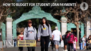 How to Prepare for Student Loan Payments Resuming  WSJ Your Money Briefing [upl. by Muire]