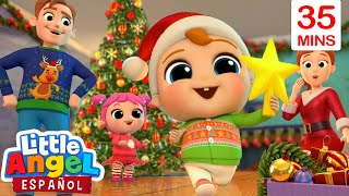 ¡Celebrando la Navidad en Familia 🎅🏻🎄 Canciones de Bebé Juan  Little Angel Español [upl. by Oniuqa]