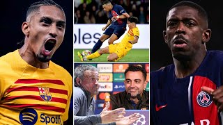 Barcelona’s HUGE win over PSG 23 ft Raphinha Cubarsi vs Mbappe amp Ousmane Dembele [upl. by Burns760]