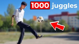 I Actually Did 1000 Juggles NO CUT VIDEO [upl. by Micheline974]