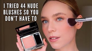 I Tested 44 Nude Blushes These are the Results [upl. by Cob]