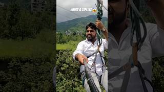 Awesome Zip Line zipline solangvalley manali shorts ytshort [upl. by Noonan]