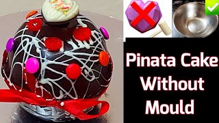 Pinata Cake Without Mould How to make Pinata Cake Without Mould Pinata Cake Surprise Cake [upl. by Ode]