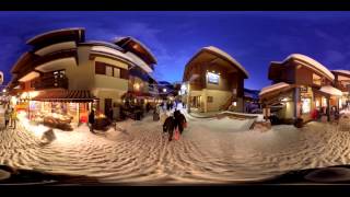 360°  Rue du Bourg  Valmorel [upl. by Narib]