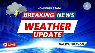 Bagyong MARCE Papalabas na Pero may LOW PRESSURE AREA na naman ulit UPDATE NOVEMBER 8 [upl. by Aldous]