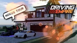 Touring the Stonehurst Villa in Driving Empire  Roblox [upl. by Gerius]