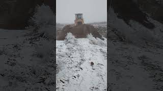 Bulldozer Mastery Climbing the Impossible Slope 🏗️❄️ [upl. by Adran]