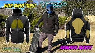 Beyond Riders NEW Kevlar Lined amp Armored Hooded Jacket For ESK8  Motorcycle [upl. by Kurys810]