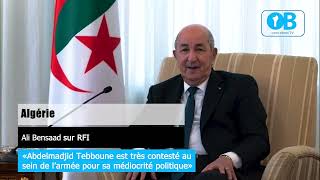 Election présidentielle en Algérie Ali Bensaad sur RFI [upl. by Ydnerb79]