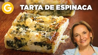 Tarta de espinaca cremosa y deliciosa de Dolli Irigoyen  El Gourmet [upl. by Ybsorc614]