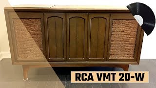 RCA VMT 20W AMFM Radio amp Record Player [upl. by Anilejna332]