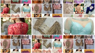 100 Party wear blouse designs  latest 2024 Designer blouses [upl. by Auqinahc]