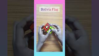 Bolivia Flag on cube1000 cube viralshort ytshort [upl. by Stark]