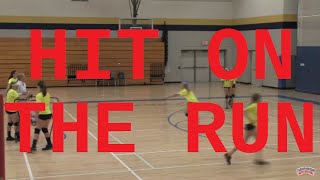 Practice Hitting Balls on the Run  Volleyball 2016 13 [upl. by Aurelie]