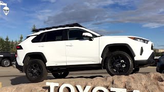 Lifted 2020 Toyota RAV4 LE on 24560R18 Falken Wildpeak AT3W Tires [upl. by Lurline36]