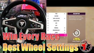 Wheel Settings Guide  Forza Horizon 5  Thrustmaster amp Logitech [upl. by Taimi]