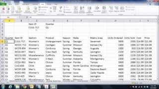 Excel 2010 INDEX and MATCH functions nested [upl. by Aeht395]