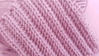 One Row Repeat Crochet Stitch  Herringbone single crochet stitch Back Loops Only BLO [upl. by Manella130]