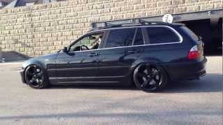 E46 330d Touring STANCE 19quot OEM USSTYLE [upl. by Ahseila941]