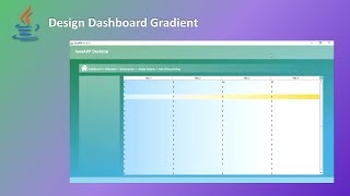 Java Swing UI  Gradient jPanel Design [upl. by Notreve]